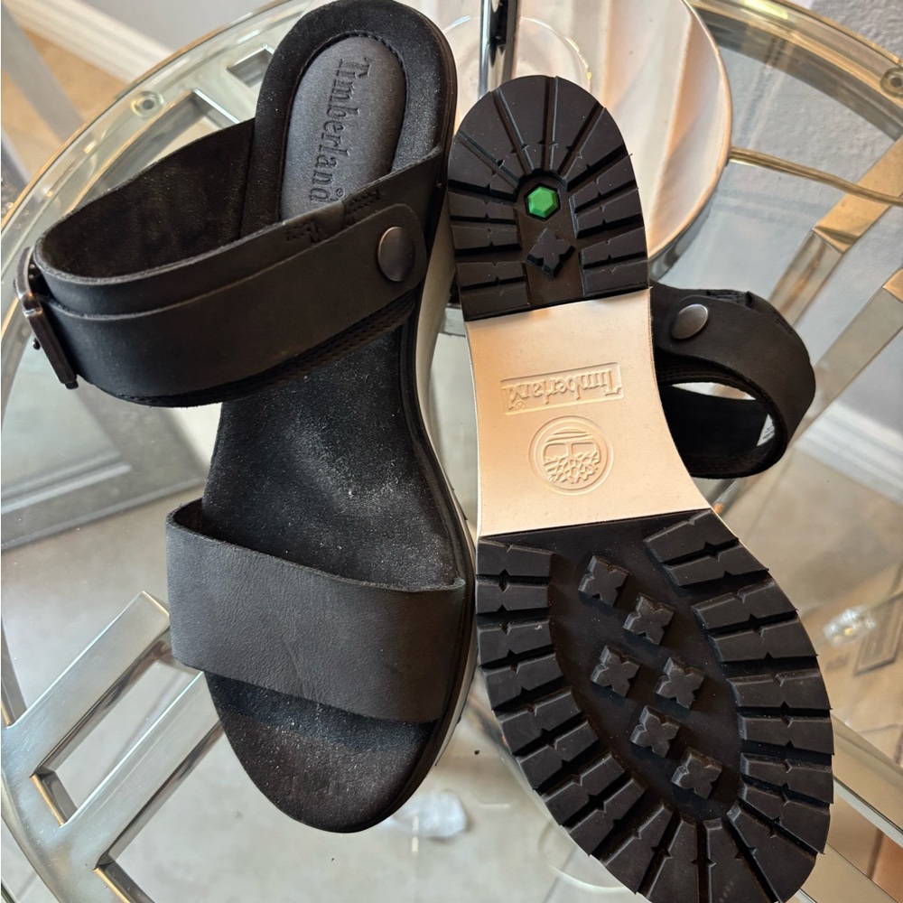 Black Sandals By Universal Thread - image 4